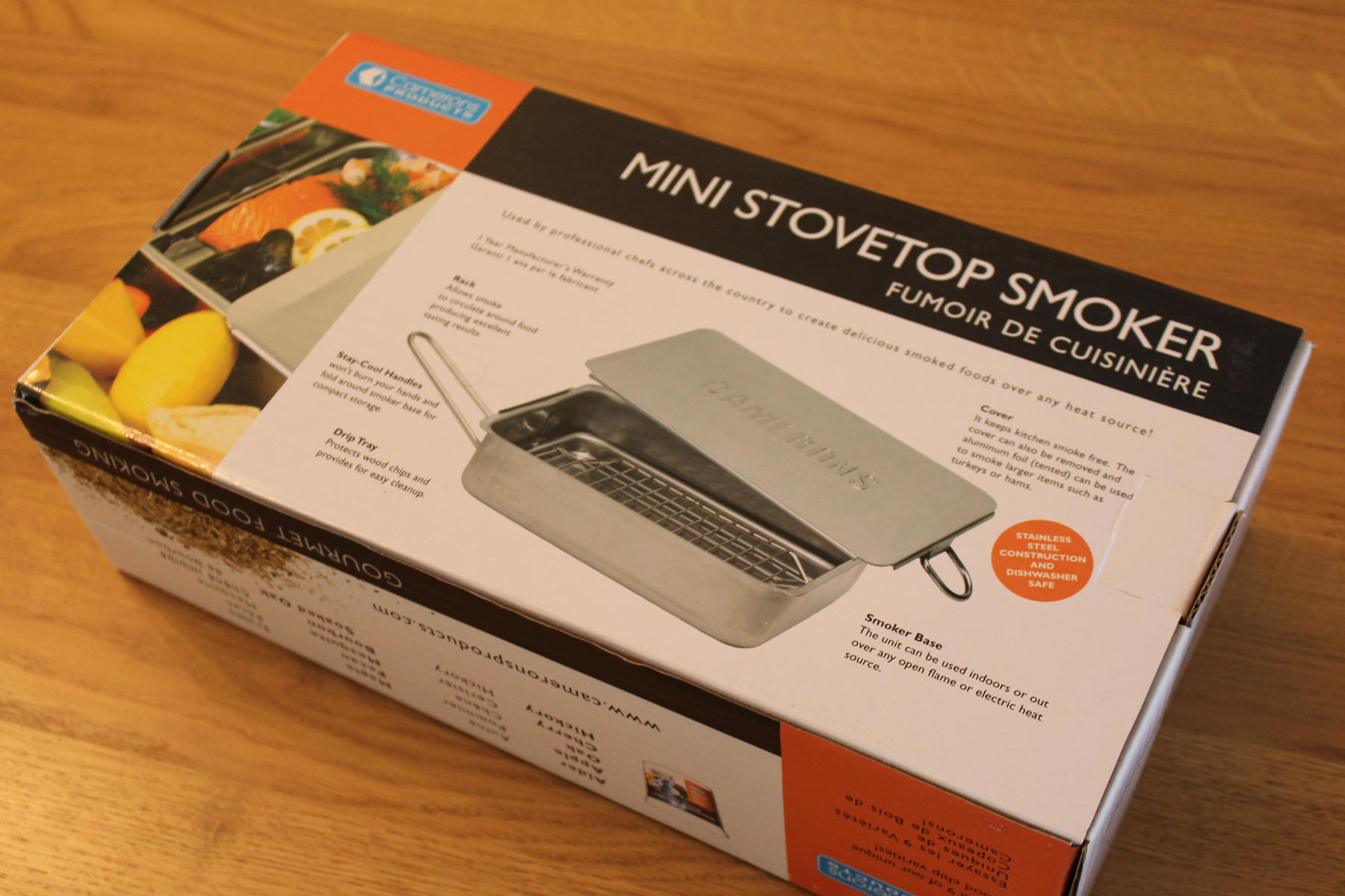 Camerons Mini Stovetop Smoker - The original portable Hot Smoker